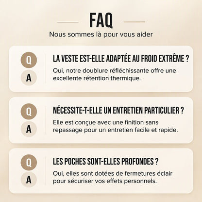 Veste à capuche chaude d'hiver pour hommes