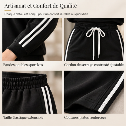 Pull à manches longues et col rond pour femme, Haut décontracté à motif patchwork de couleur unie pour l'automne et l'hiver
