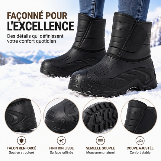❄️Bottes de neige imperméables unisexes à doublure pelucheuse