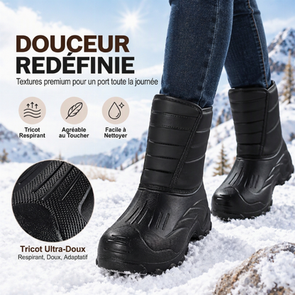❄️Bottes de neige imperméables unisexes à doublure pelucheuse