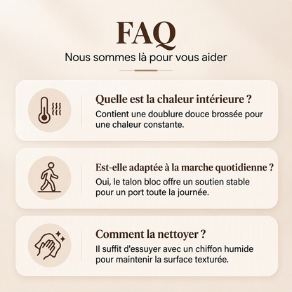 ✨ Bottines femme en cuir PU souple : faciles à porter au quotidien 👢
