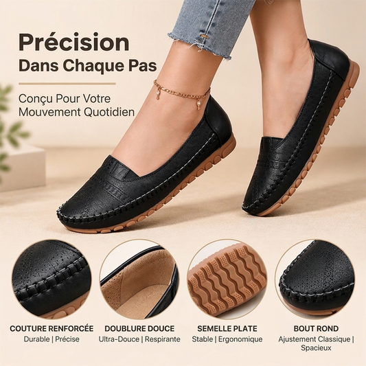 ✨ Ces chaussures plates femme sont faciles à enfiler et respirantes, parfaites pour tous les jours 🥿