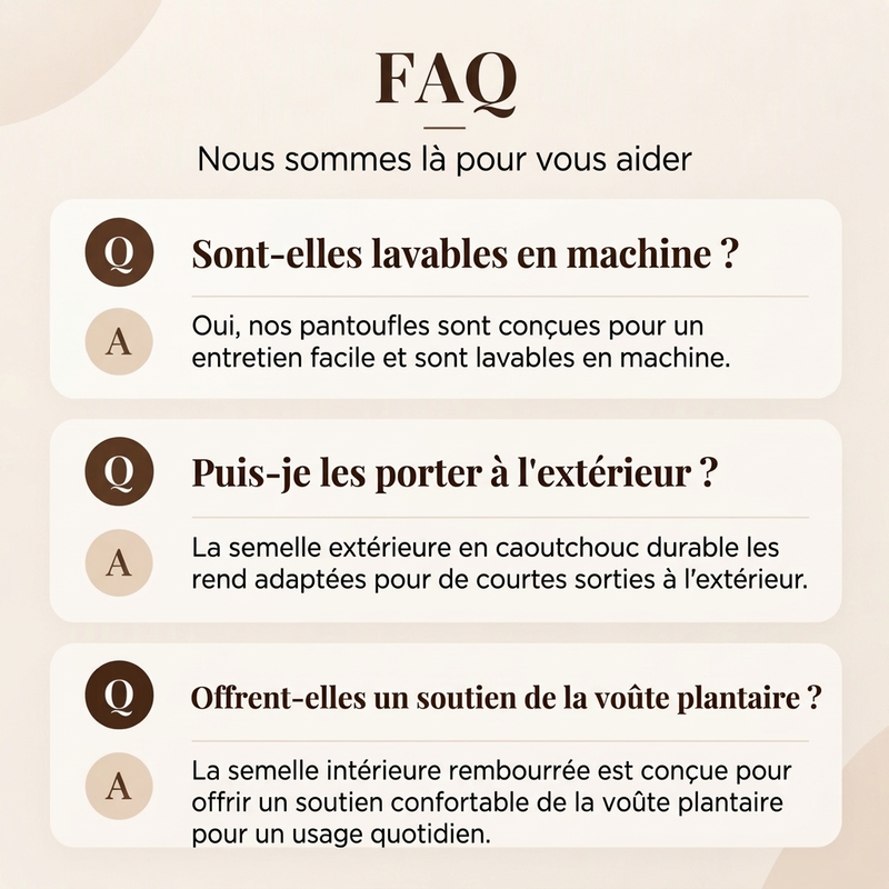 Pantoufles unisexes légères, douces et chaudes