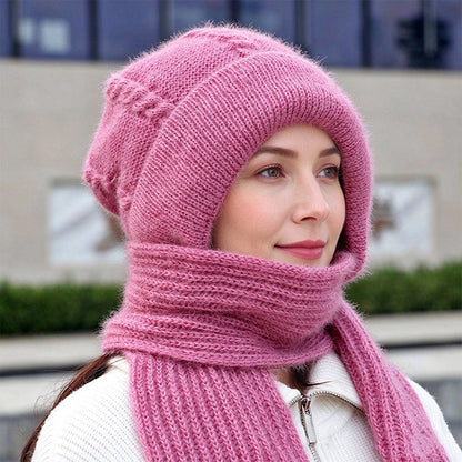 Écharpe à capuche chaude d'hiver pour femme