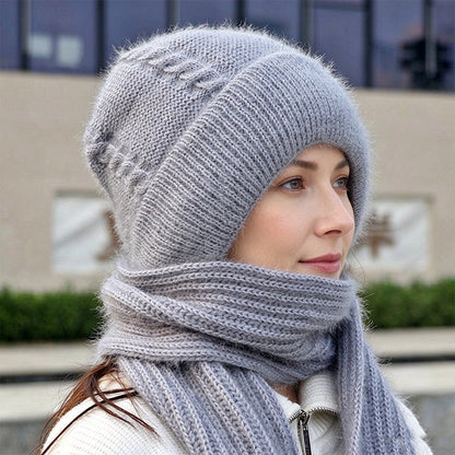 Écharpe à capuche chaude d'hiver pour femme