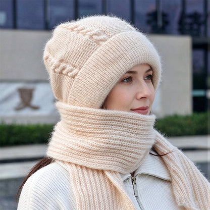 Écharpe à capuche chaude d'hiver pour femme
