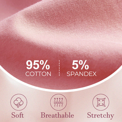 💕 Culotte taille haute en coton résistante aux fuites grande taille | Confort toute la journée