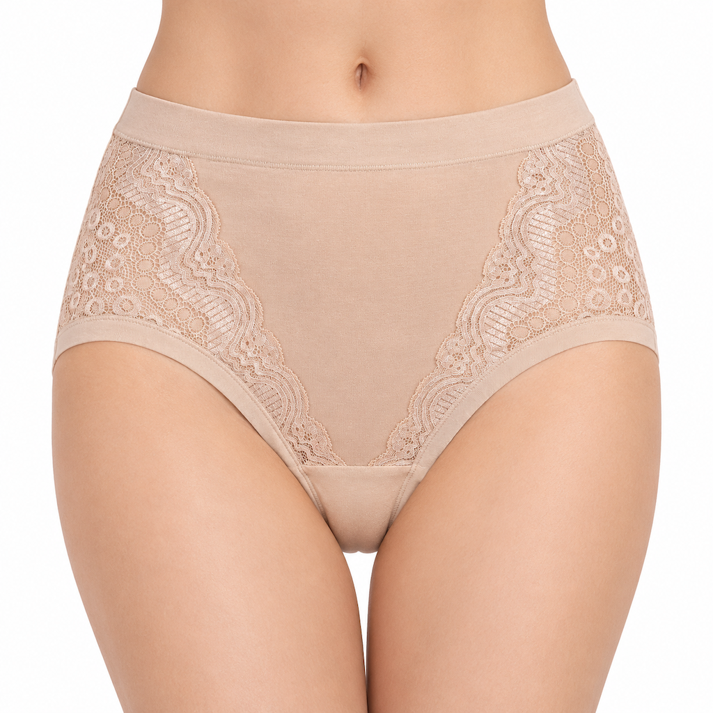 🩲Culotte taille haute grande taille pour femme en coton élastique, pour femme d'âge mûr et senior