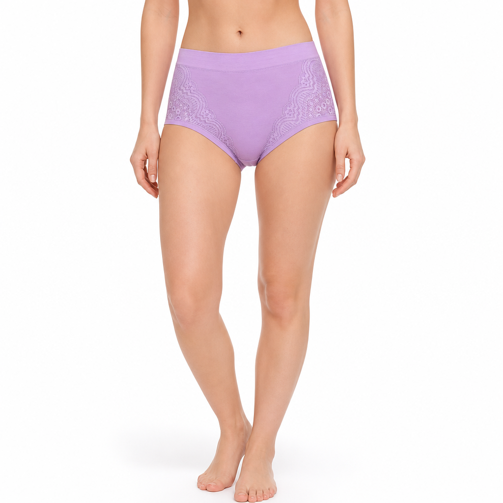 🩲Culotte taille haute grande taille pour femme en coton élastique, pour femme d'âge mûr et senior