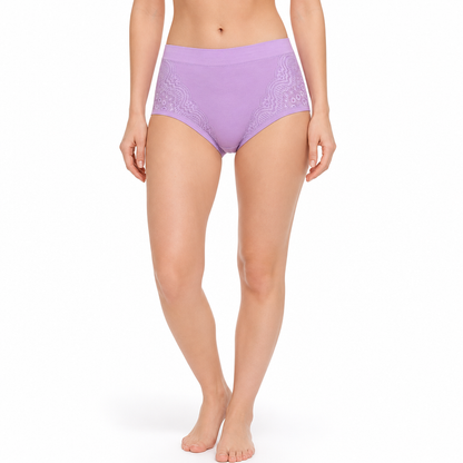 🩲Culotte taille haute grande taille pour femme en coton élastique, pour femme d'âge mûr et senior