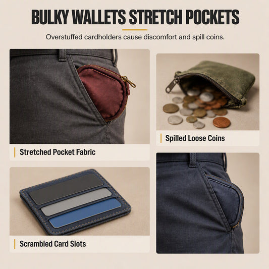 Portefeuille court pour homme, porte-cartes horizontal professionnel multifonctionnel avec poche à monnaie zippée