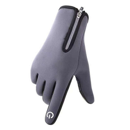 Gants de cyclisme thermiques d'hiver avec doigts compatibles écran tactile