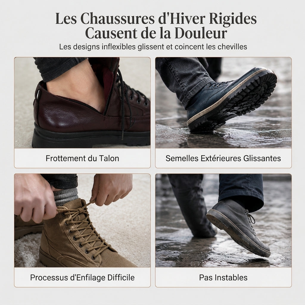 Bottes femmes à plateforme et bout rond pour mollets, chaussures à semelle épaisse en grandes tailles pour l'automne