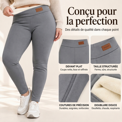 💖Legging Thermique Femme Taille Haute Doublure Peluche