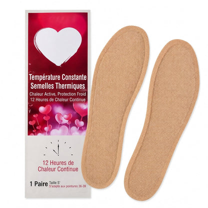 Semelles chauffantes jetables à température constante pour hommes, femmes et enfants