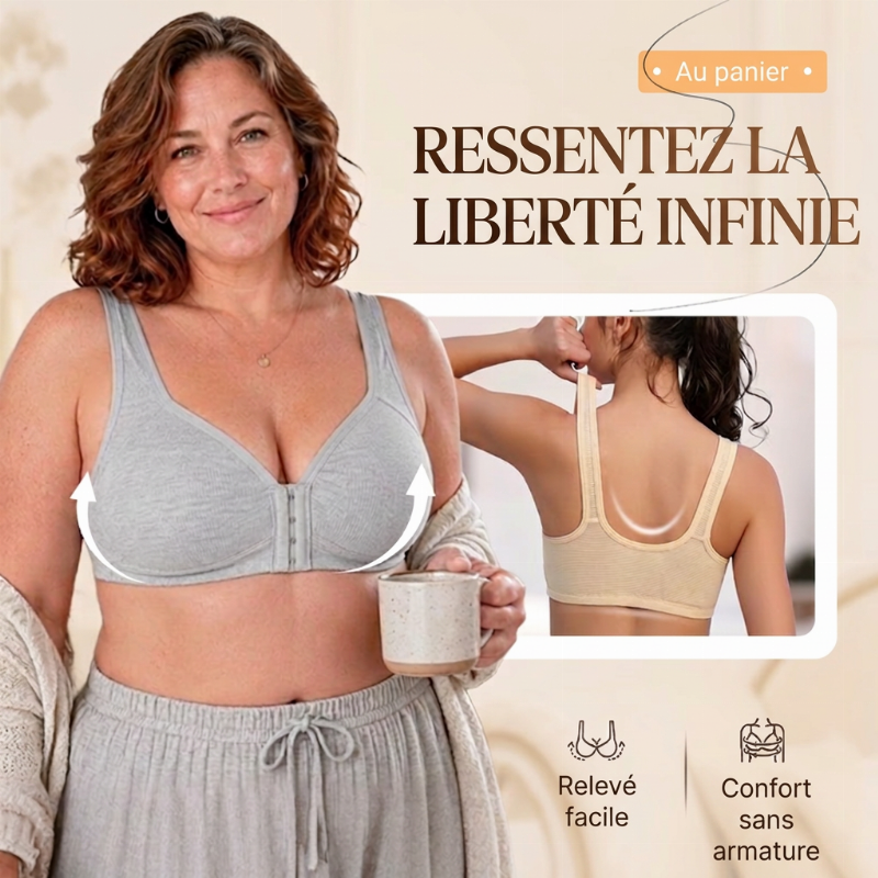 【✨1 + 1 offert - 2 pièces】Nouveau modèle 2026 : Soutien-gorge à fermeture avant | Mince, modelant, sans armature 👙