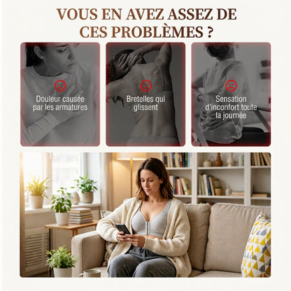 【✨1 + 1 offert - 2 pièces】Nouveau modèle 2026 : Soutien-gorge à fermeture avant | Mince, modelant, sans armature 👙